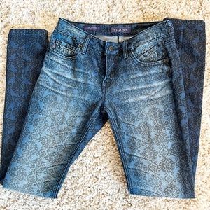 VIGOSS The Jagger Super skinny jeans distressed design Blue - Size 25 Waist